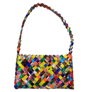 Vintage Candy Wrapper Purse Multicolor OS